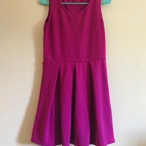 Boohoo Magenta Dress